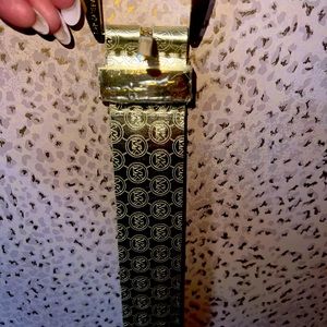 Michael Koors gold belt